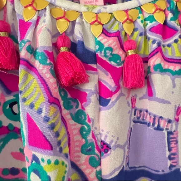 NWOT Lilly Pulitzer Play That Trunky Music Rooney 100% Silk Dress Size XS - Picture 7 of 12